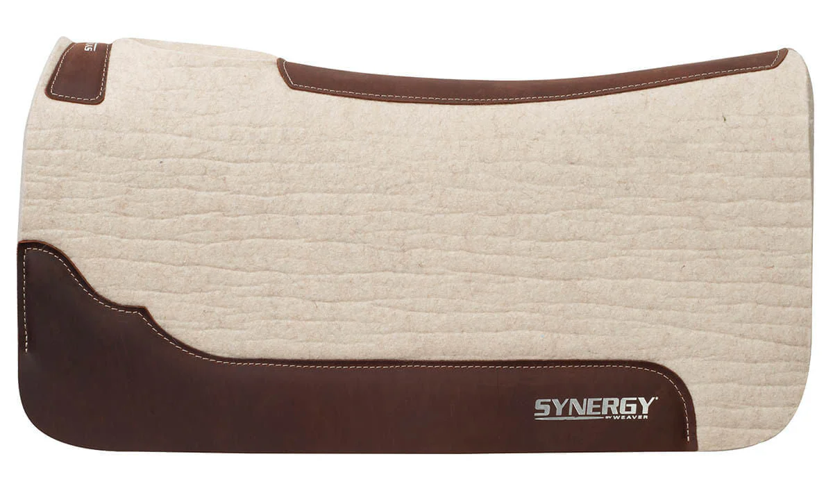 Synergy Steam Pressed 100% Merino Wool Felt Performance Saddle Pad - Image 1
