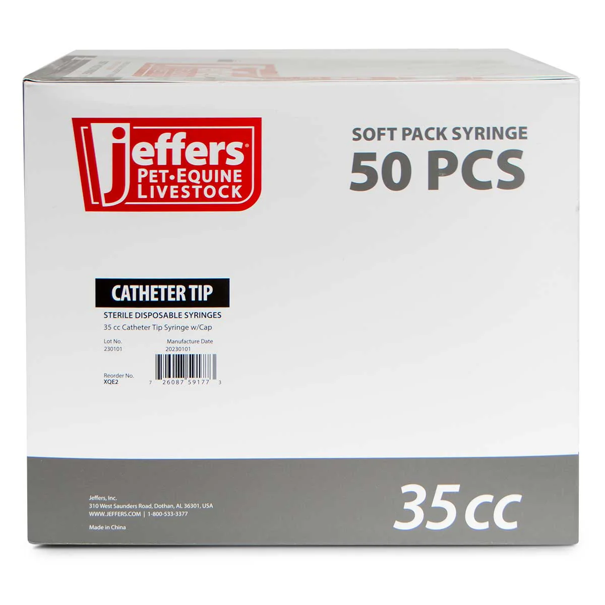 Jeffers Syringe with Catheter Tip - Image 3