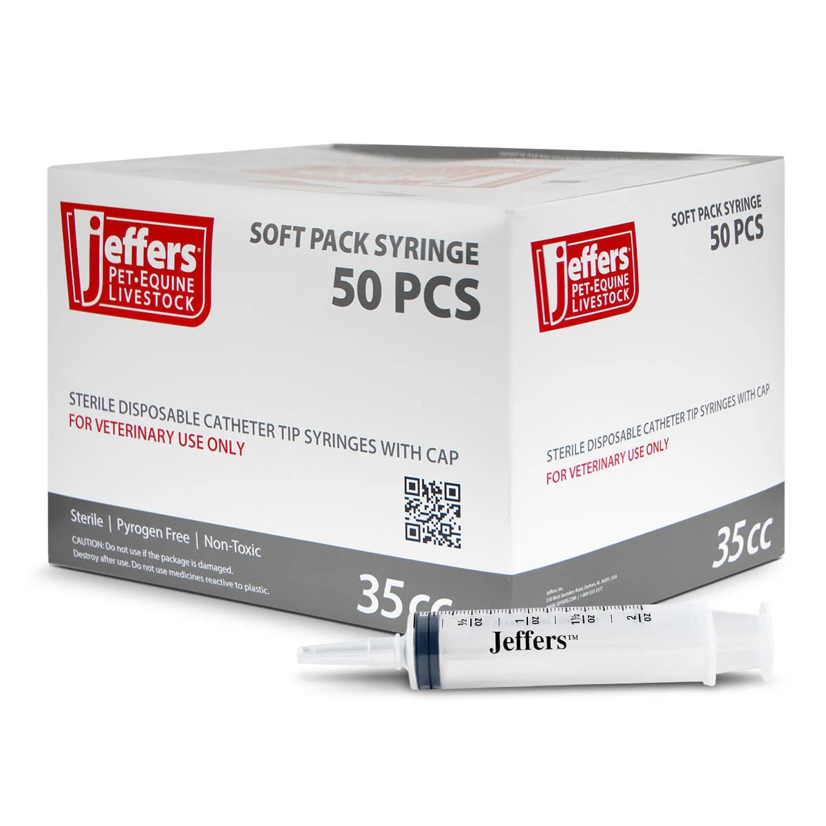 Jeffers Syringe with Catheter Tip - Image 1