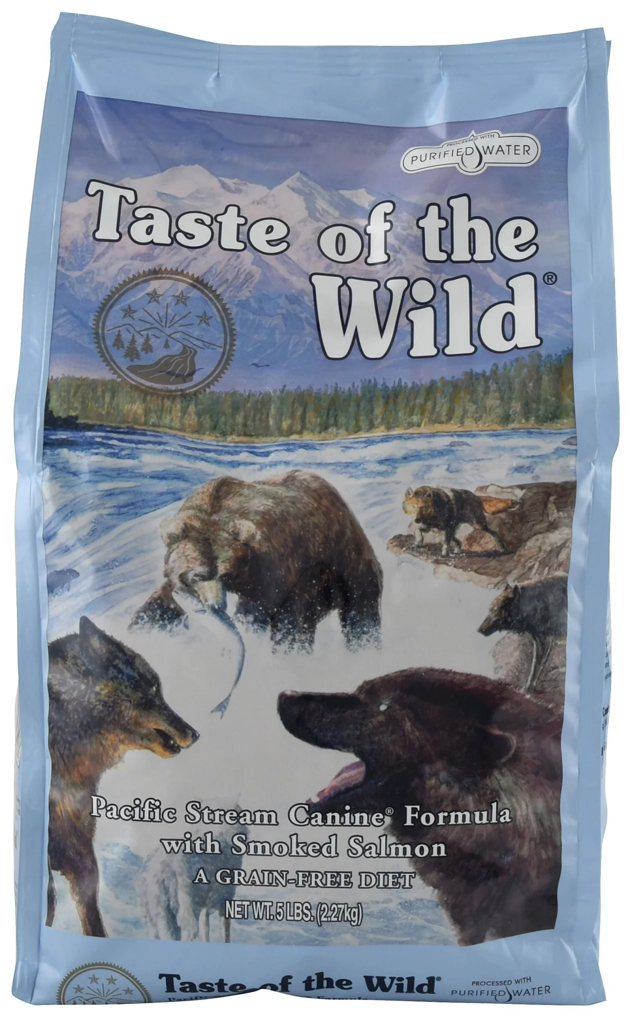 Taste of the Wild Pacific Stream Smoke Flavored Salmon Grain Free Dry Dog Food - Image 1