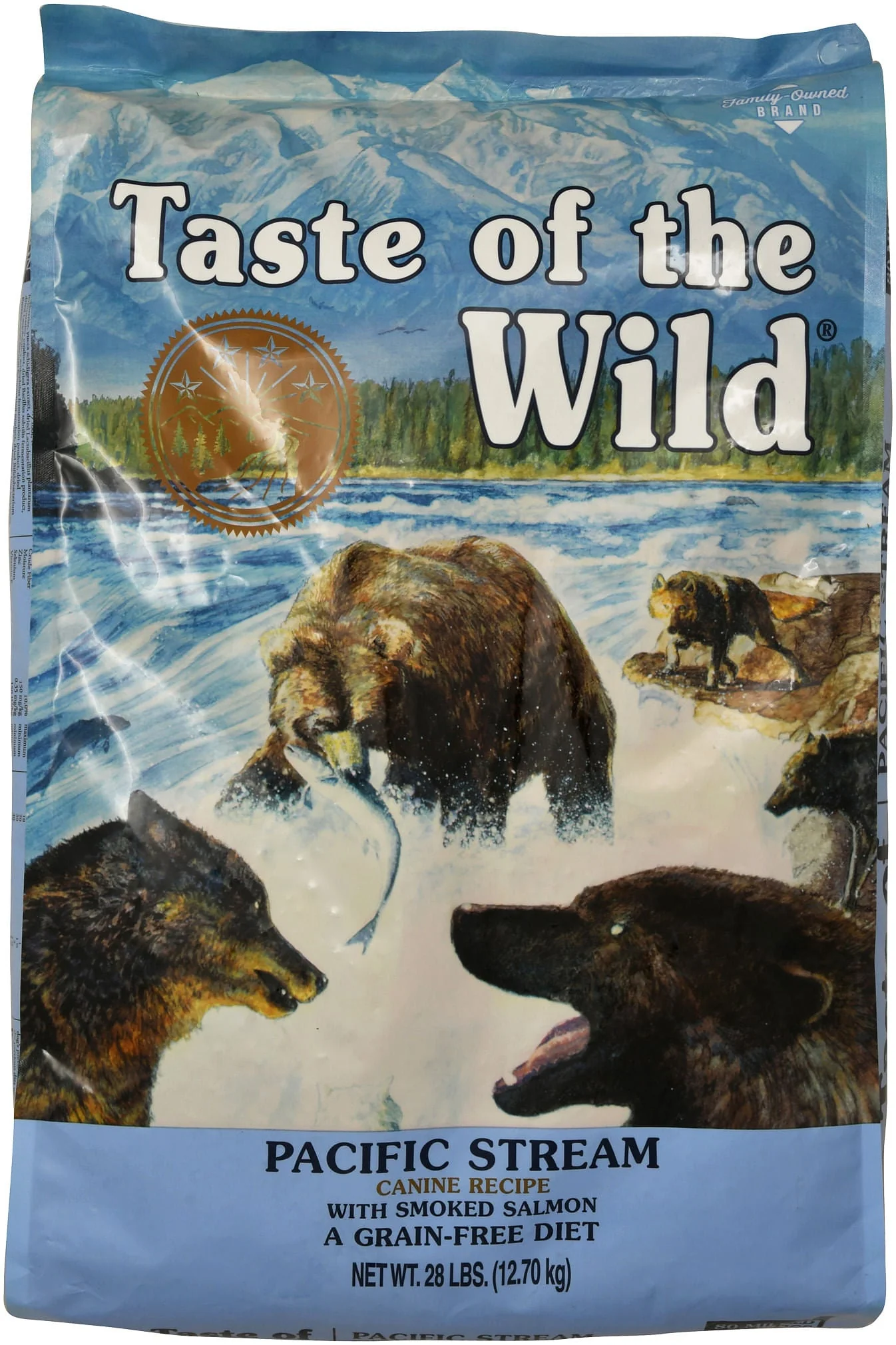 Taste of the Wild Pacific Stream Smoke Flavored Salmon Grain Free Dry Dog Food - Image 3