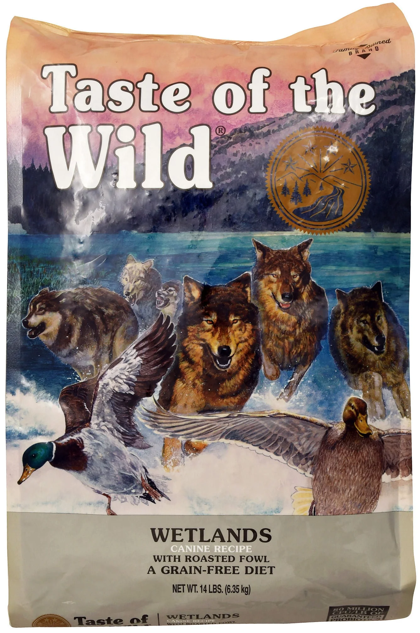 Taste of the Wild Wetlands Roasted Fowl Grain Free Dry Dog Food, 14 lb - Image 1