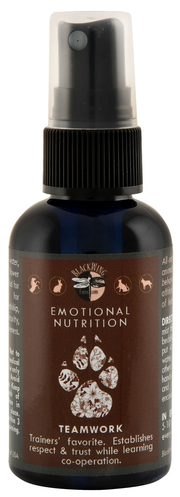 Teamwork - Flower Essence Remedy for Dogs, Cats, & Horses, 2 oz - Image 1