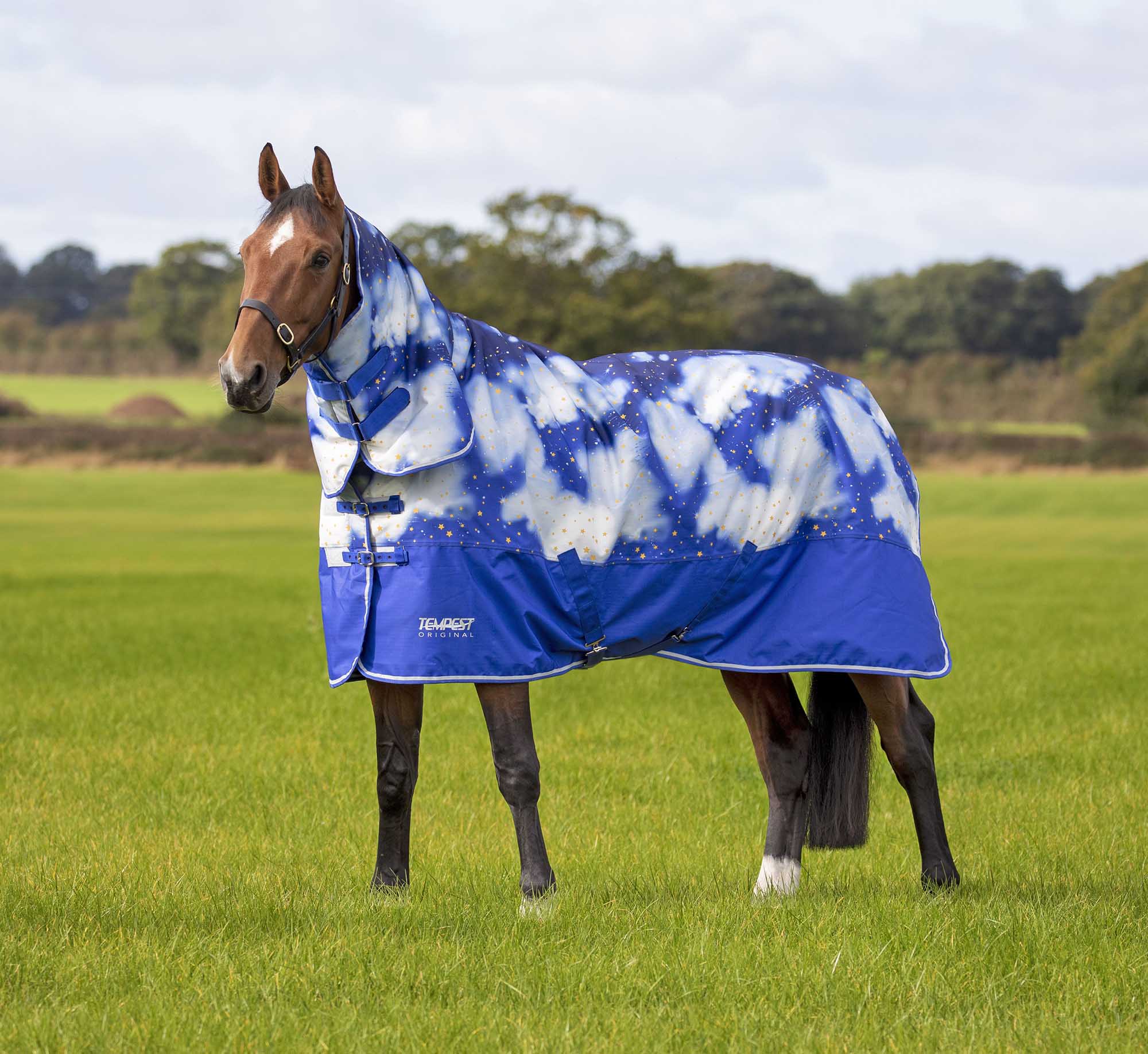 Tempest Original "Midnight Sky" Medium Weight Horse Turnout Blanket - Image 1