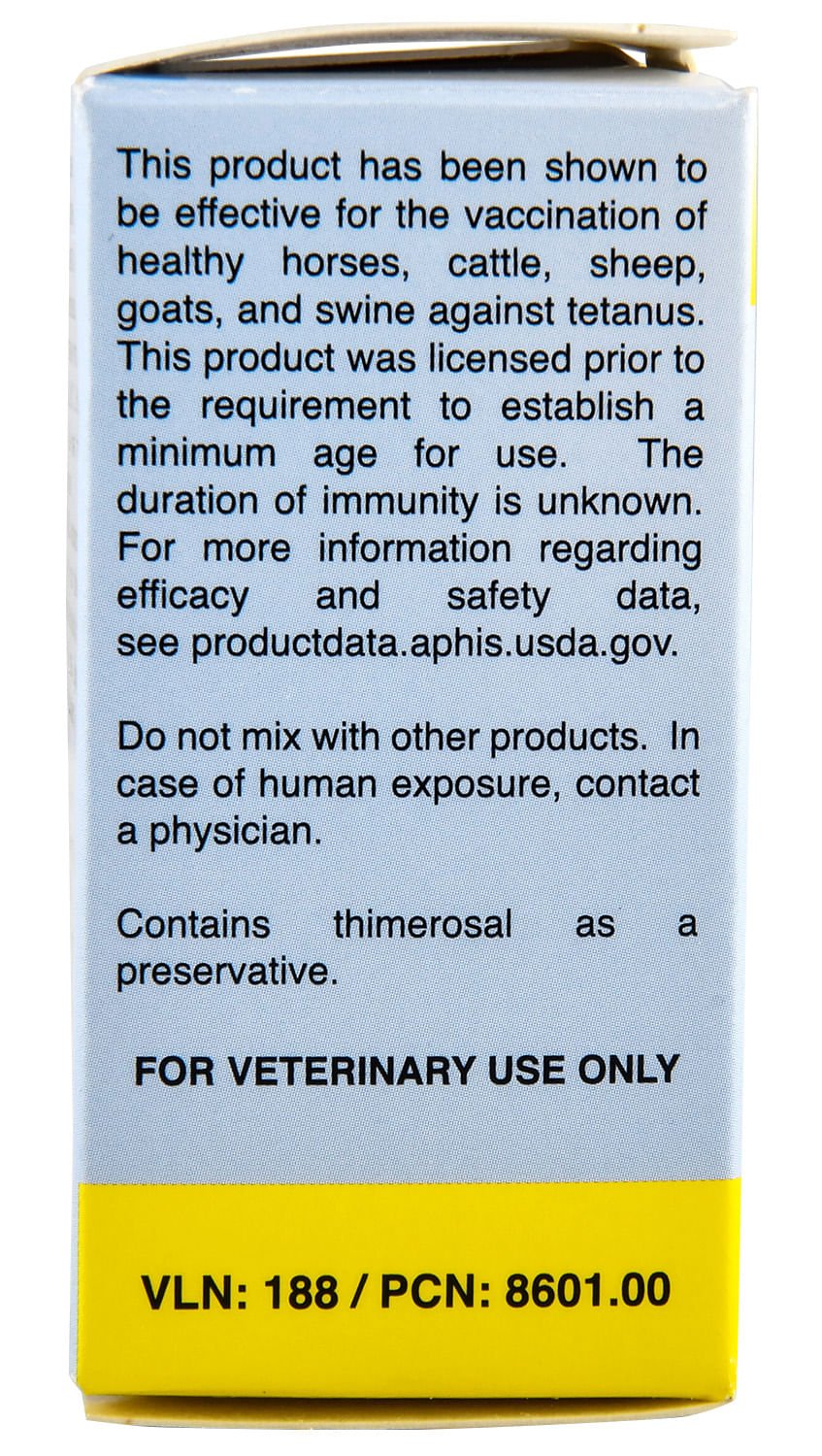 Tetanus Toxoid Concentrate Vaccine for Horses & Livestock - Image 2