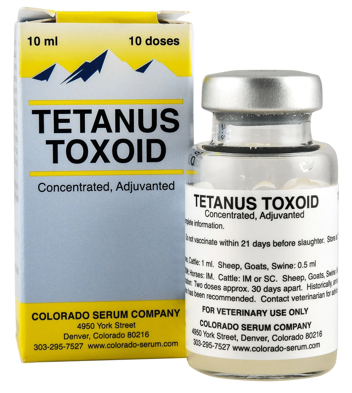 Tetanus Toxoid Concentrate Vaccine for Horses & Livestock - Image 1