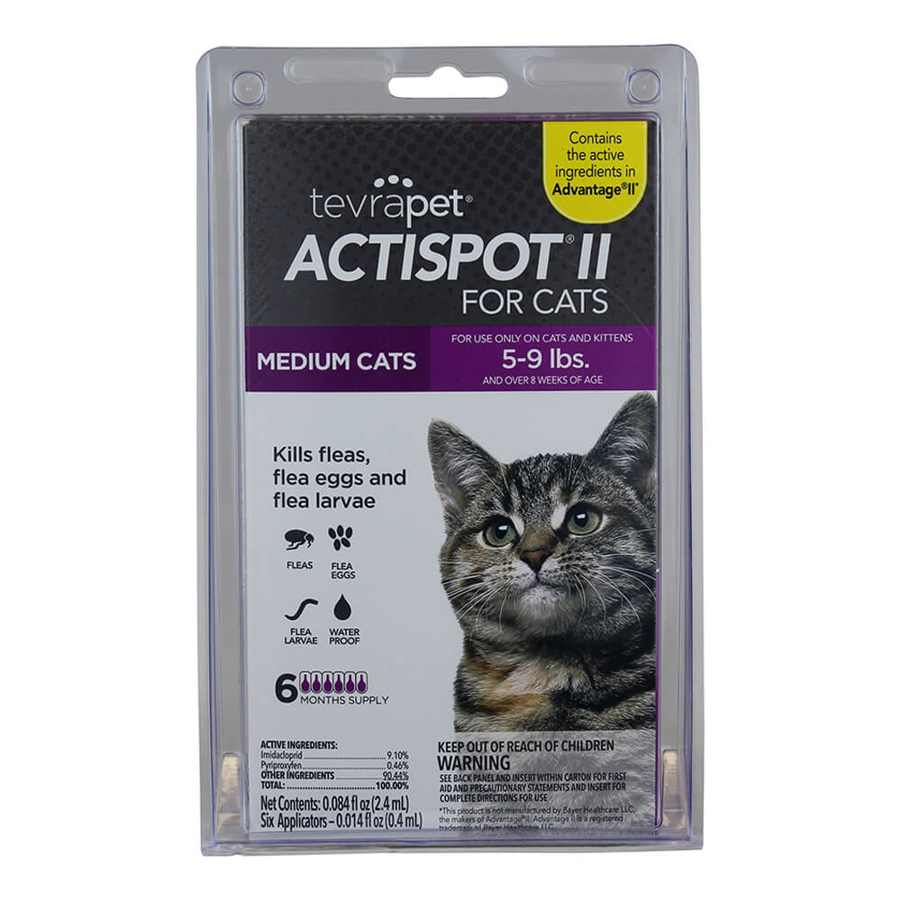 TevraPet Actispot II for Cats, 6 Month Supply - Image 1