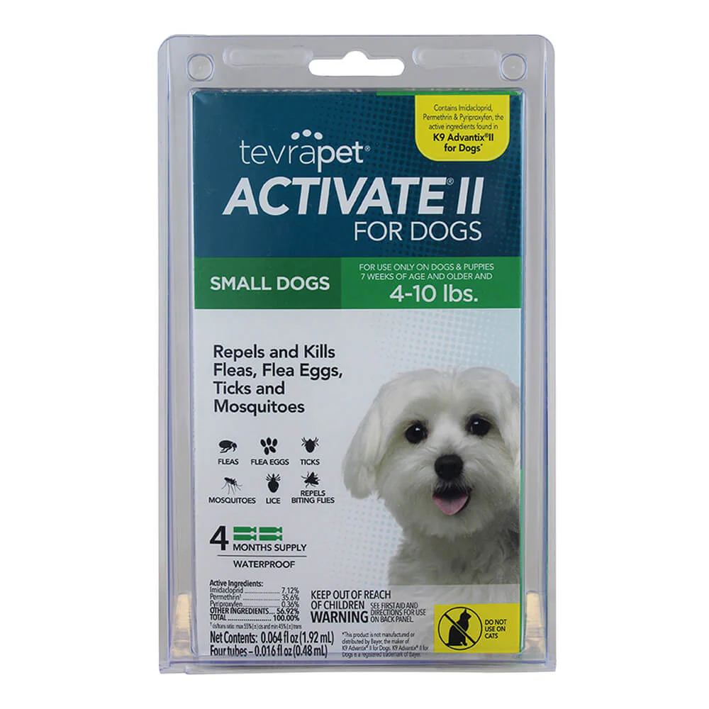 TevraPet Activate II for Dogs, 4 Month Supply - Image 1