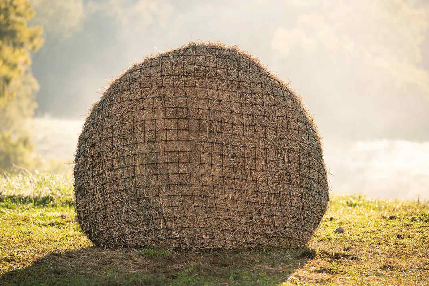 Texas Haynet Livestock Hay Bale Net for Round or Square Bales, 3" Holes - Image 2