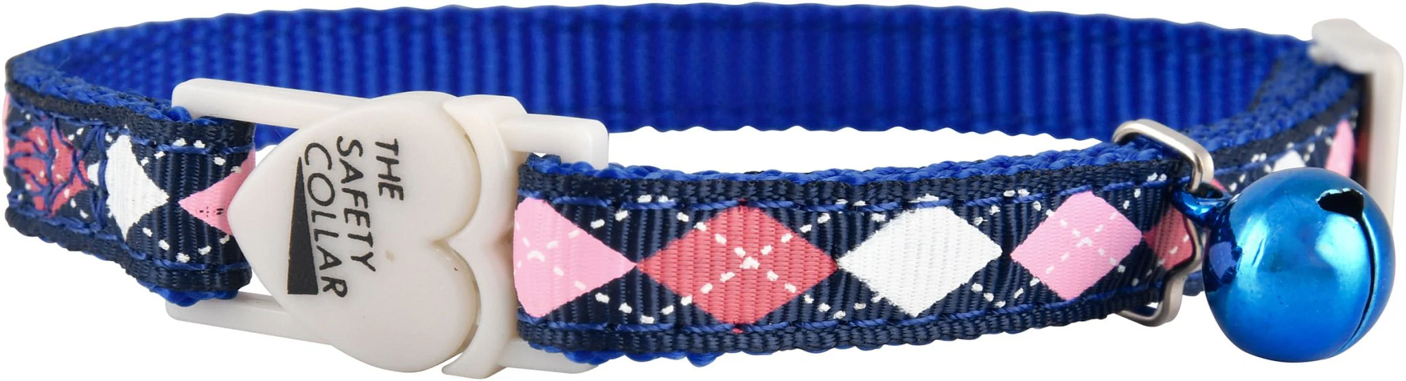 Jeffers Adjustable Breakaway Safety Cat Collar with Bell, 8″-12″