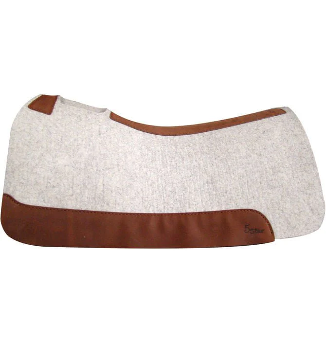 “The Roper” 5 Star Contoured Wool Saddle Pad for Horses