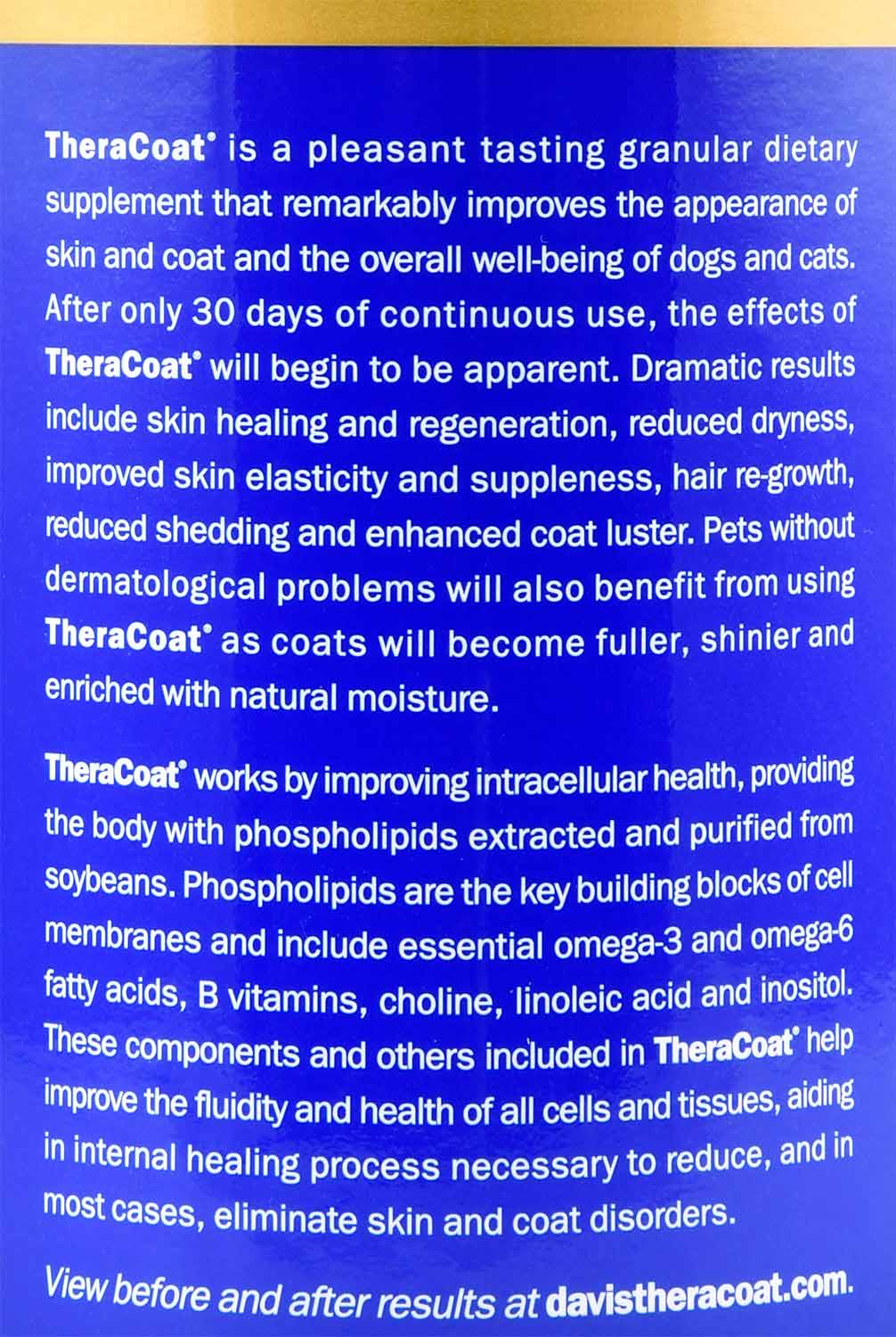 TheraCoat Skin & Coat Supplement for Dogs & Cats - Image 3