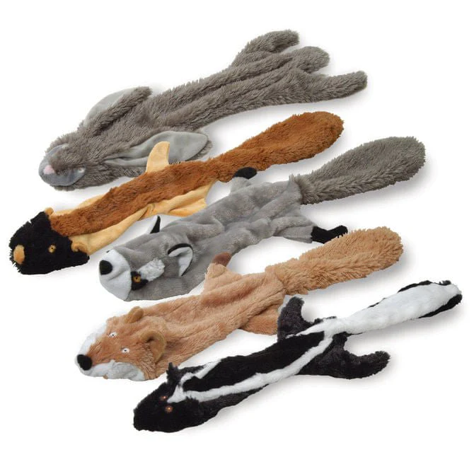 Jeffers Thinnies Unstuffed Plush Dog Toys, 21"L - Image 1