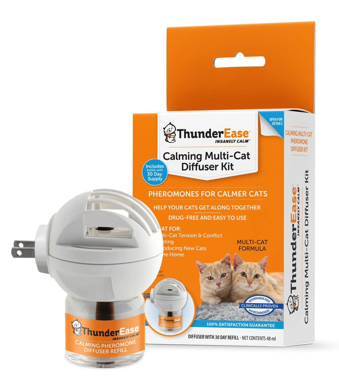 ThunderEase Multi-Cat Calming Diffuser Kit - Image 1