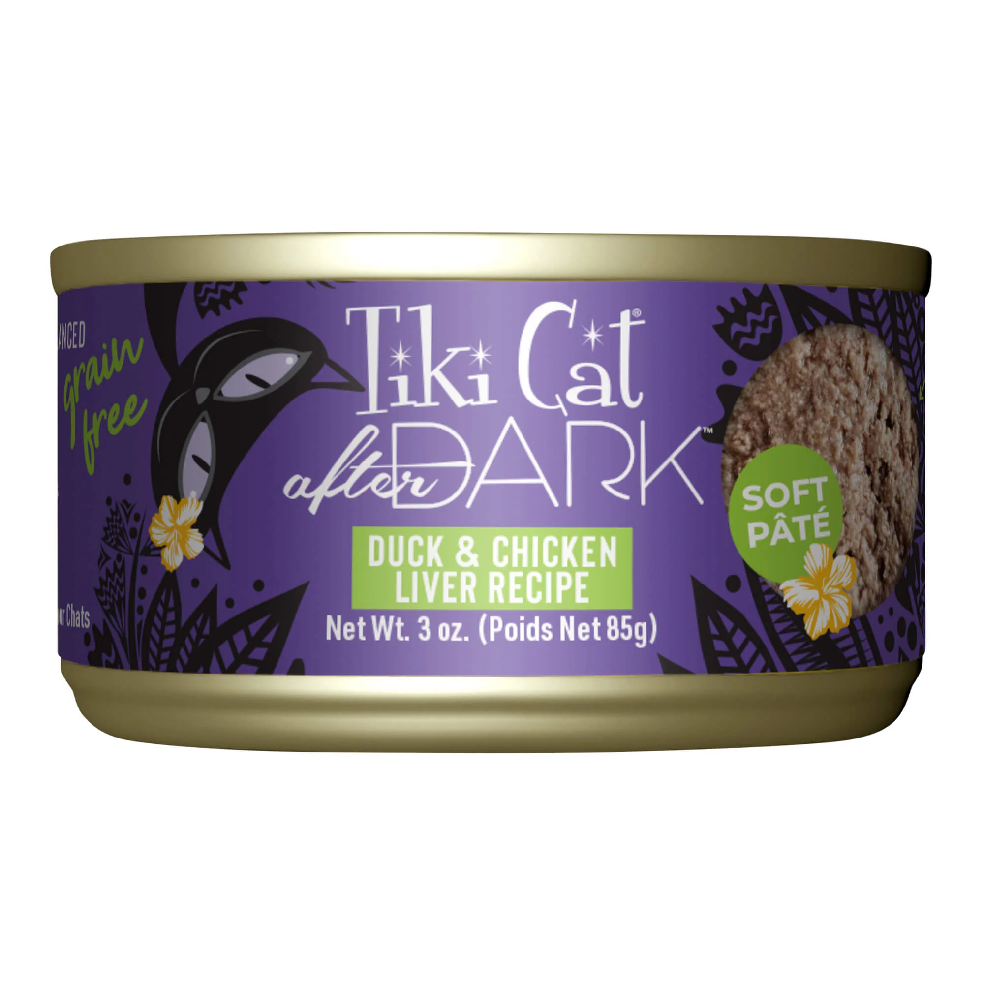 Tiki Cat After Dark Pâté Wet Cat Food, Grain-Free, High-Protein, Adult Cat Meal with Organ Meats – 3 oz Cans, Case of 12 - Image 3