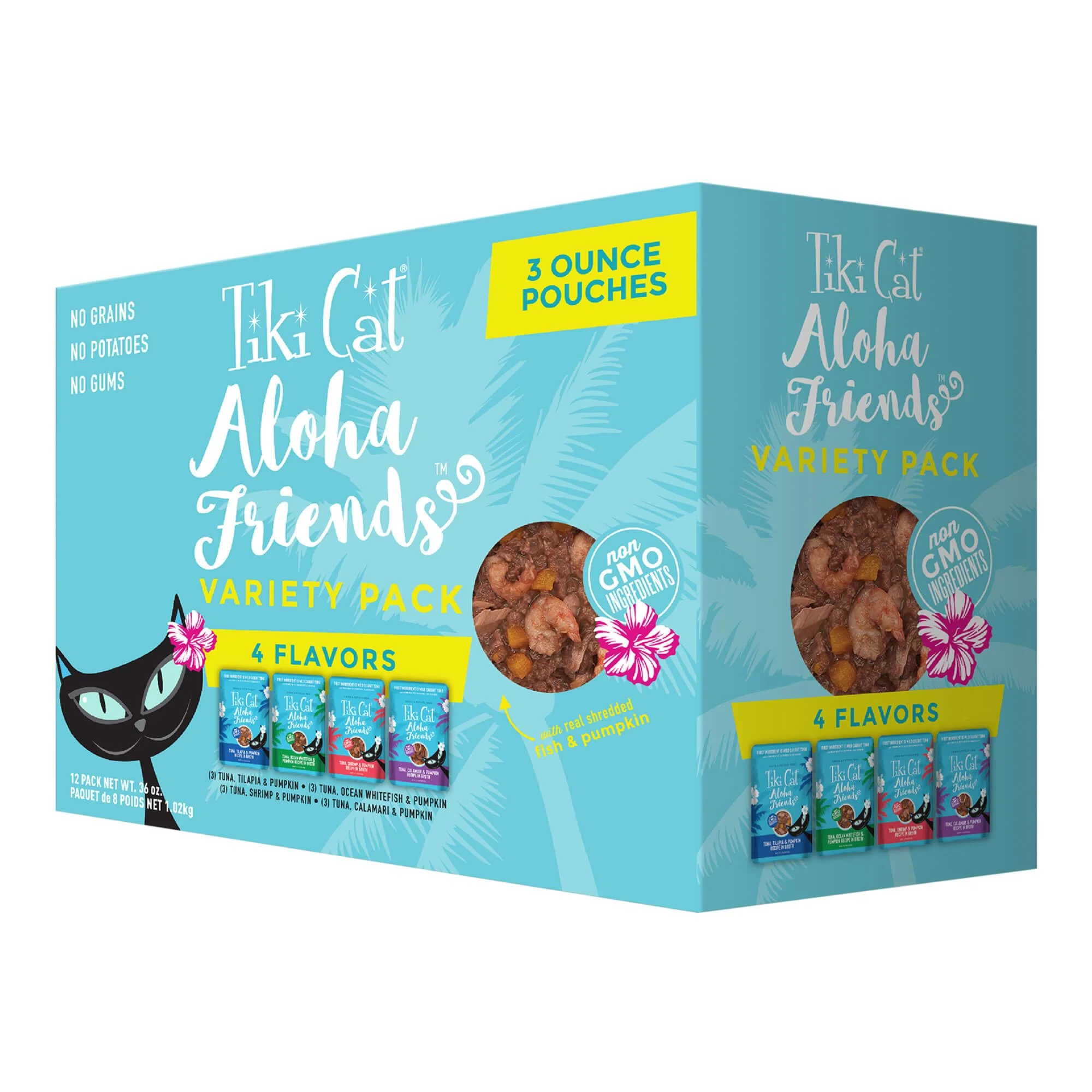 Tiki Cat Aloha Friends Wet Cat Food, Variety Pack, Pouches - Image 3