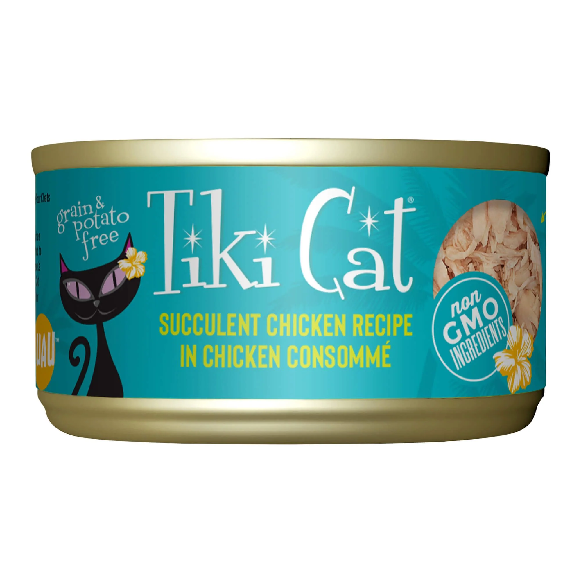 DISCONTINUED – Tiki Cat Luau Wet Cat Food, Succulent Chicken