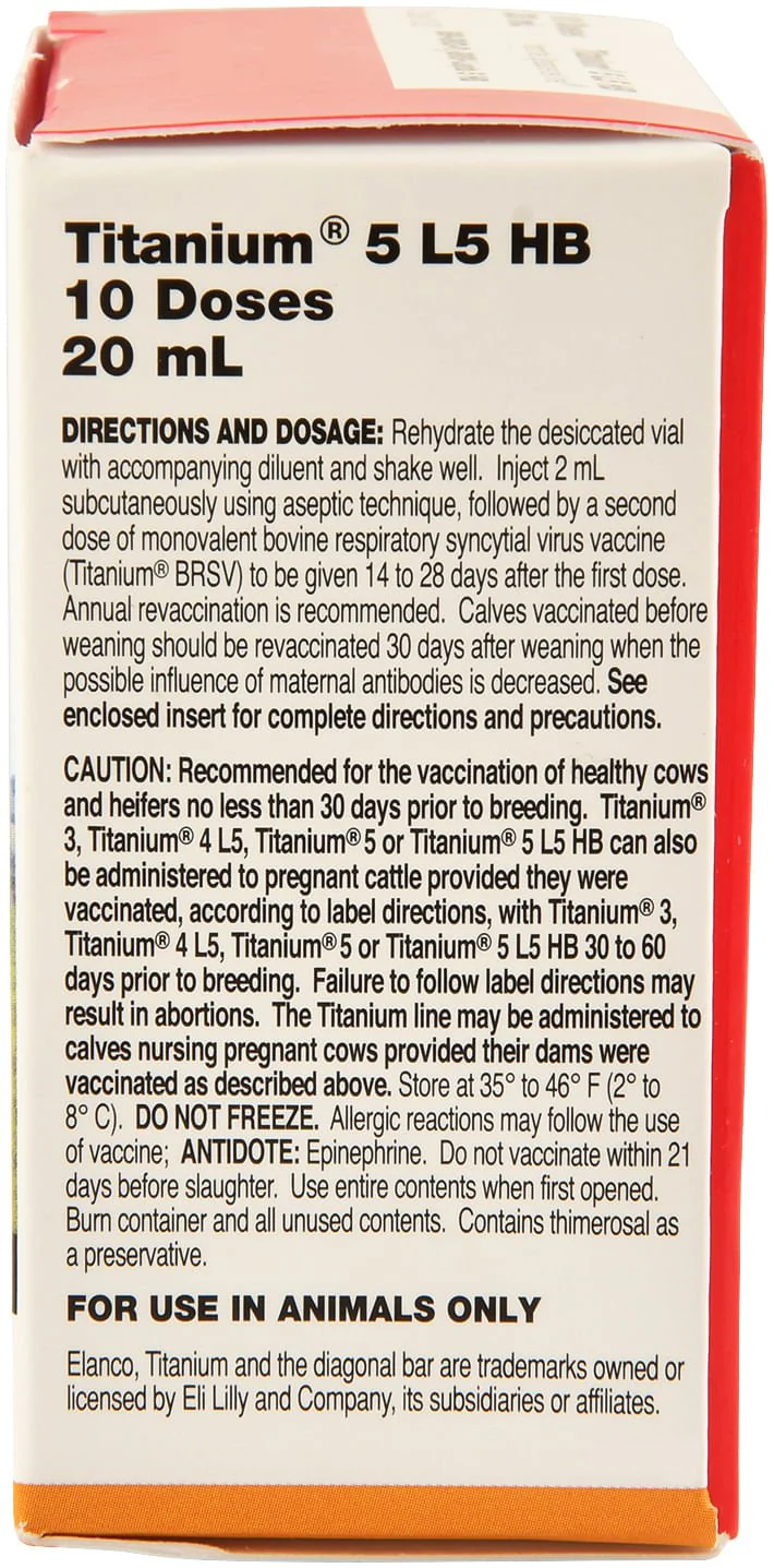 Titanium 5 L5 HB Cattle Vaccine - Image 2