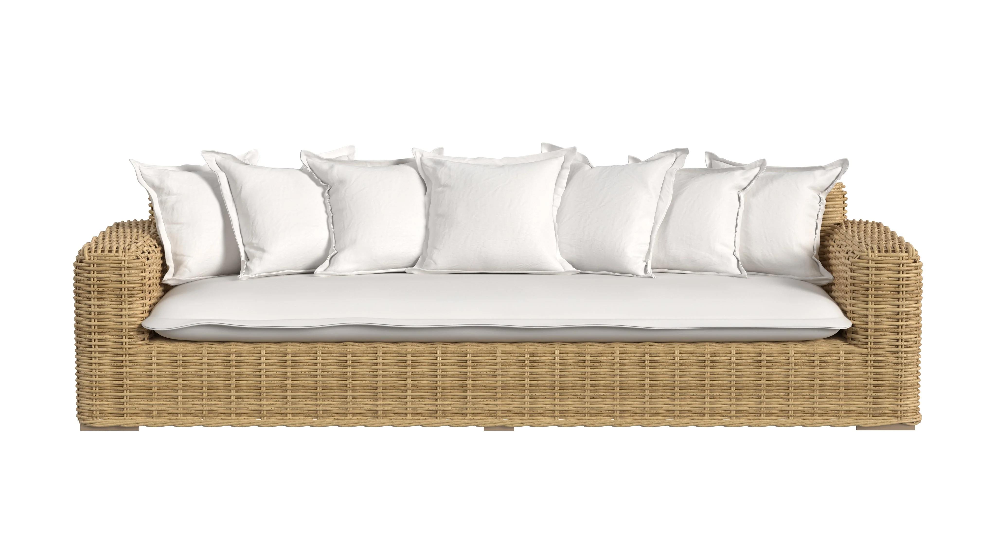 Playa Sofa in Soothe Pearl w/ Flange Welt - Image 2
