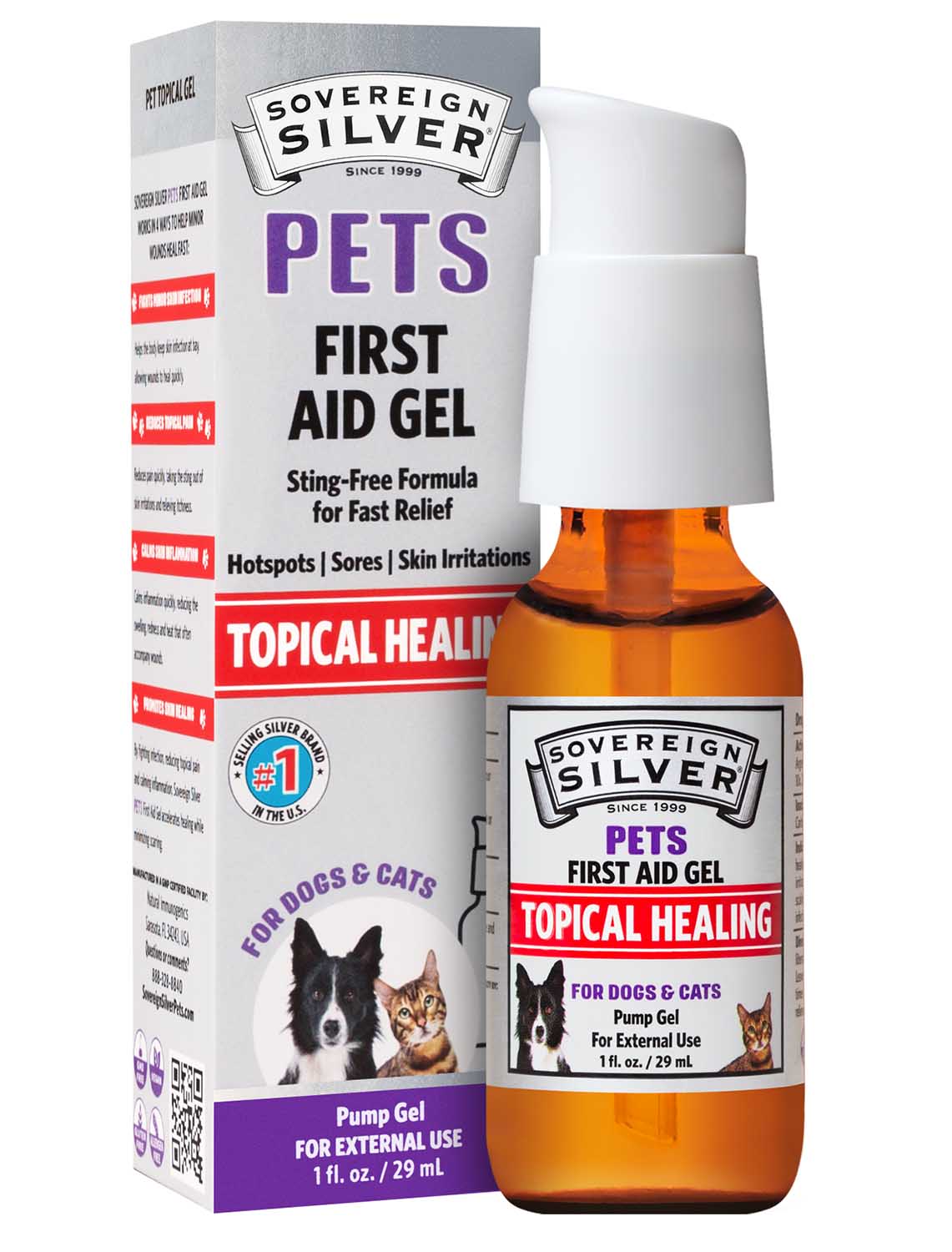 Topical First Aid Gel – Heals, Soothes, Reduces Itching for Dogs & Cats - Image 1