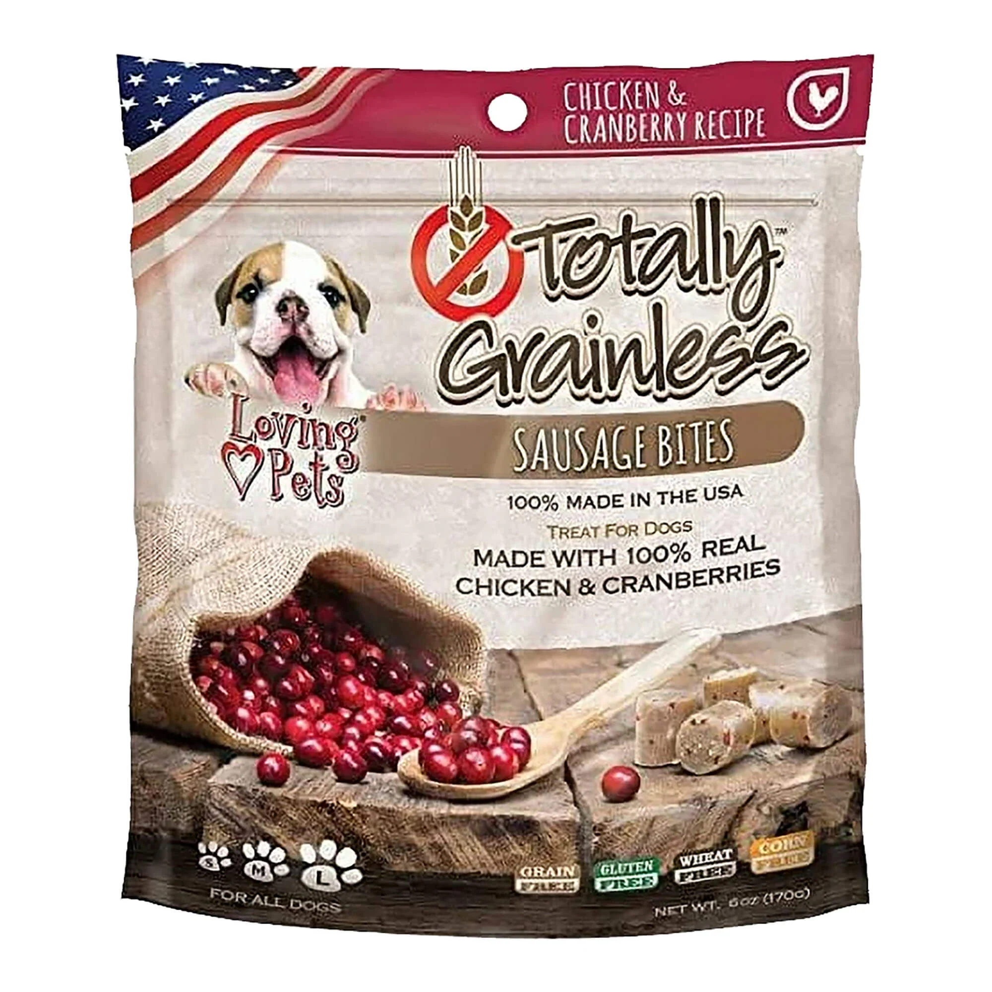 Totally Grainless Sausage Bites Dog Treats - Image 1