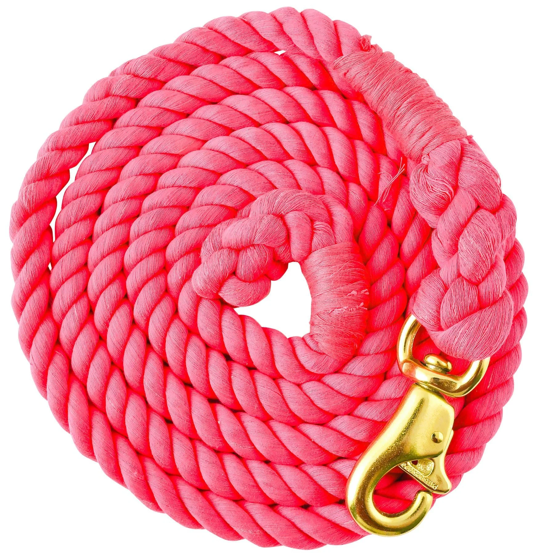 Tough1 Braided Cotton Horse Lead Rope with Trigger Bull Snap, 8.5' - Image 3
