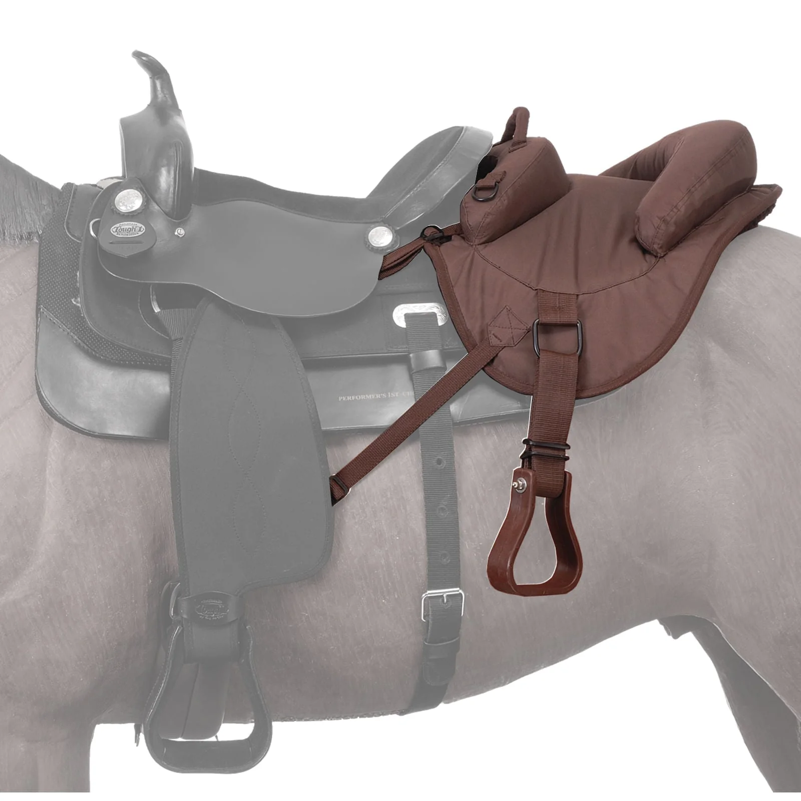 Tough1 Ride Behind Child's Tandem Saddle - Image 1