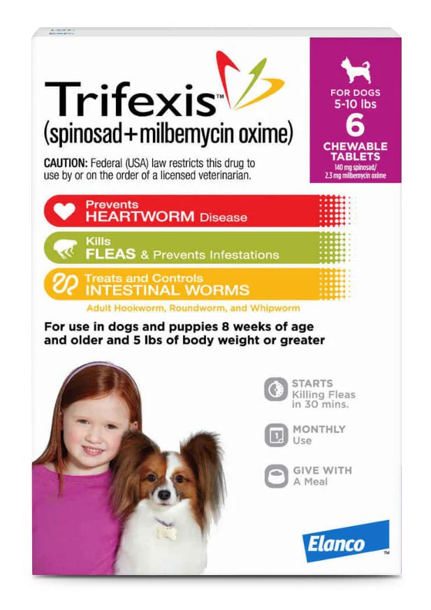 Rx Trifexis Chewable Monthly Tablets for Dogs - Image 1