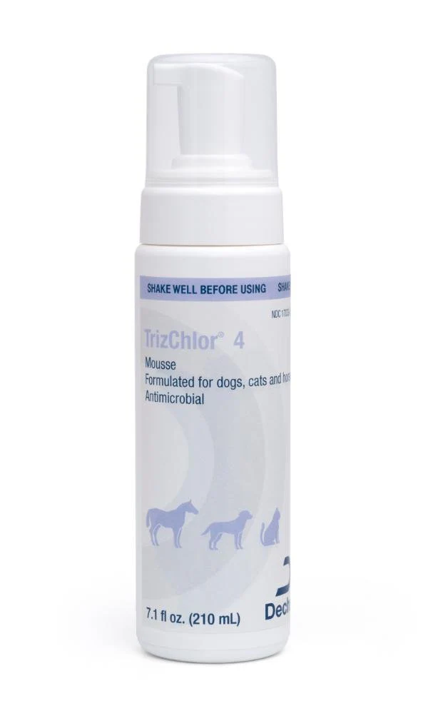 TrizCHLOR 4 Mousse for Horses, Dogs & Cats, 7.1 oz - Image 1