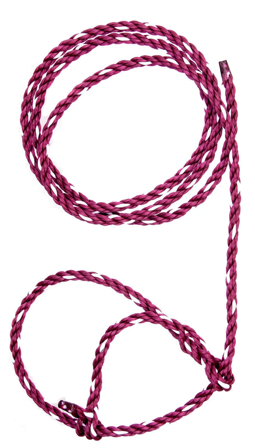 Troyer’s Poly Calf Halter with 5' Lead – Durable 3/8" Poly Rope - Image 1
