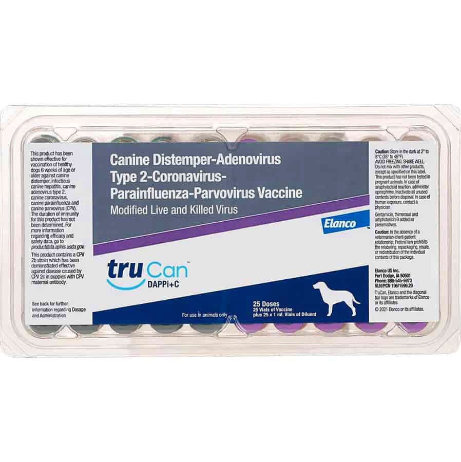 TruCan DAPPi+C (formerly Duramune Max 5-CvK), 25 Single Doses - Image 1