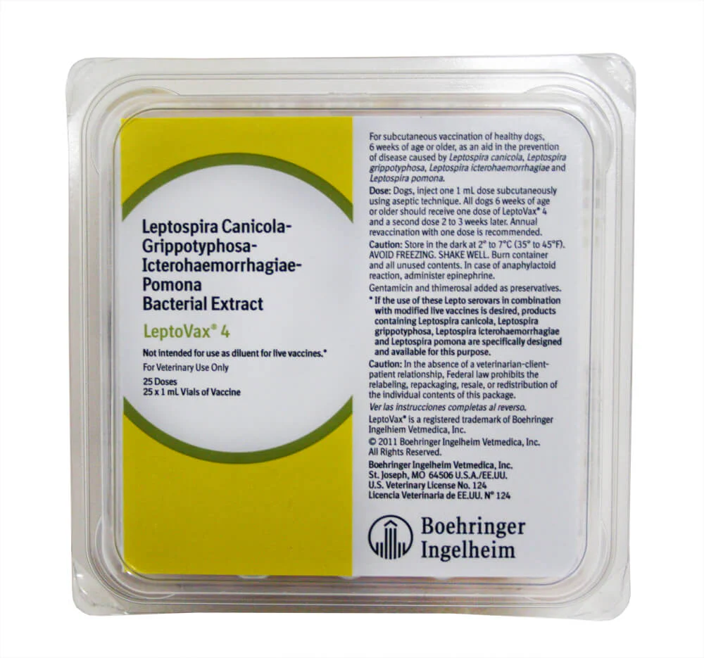 TruCan L4 / LeptoVax 4 Vaccine for Dogs (25 x 1ml) - Image 1