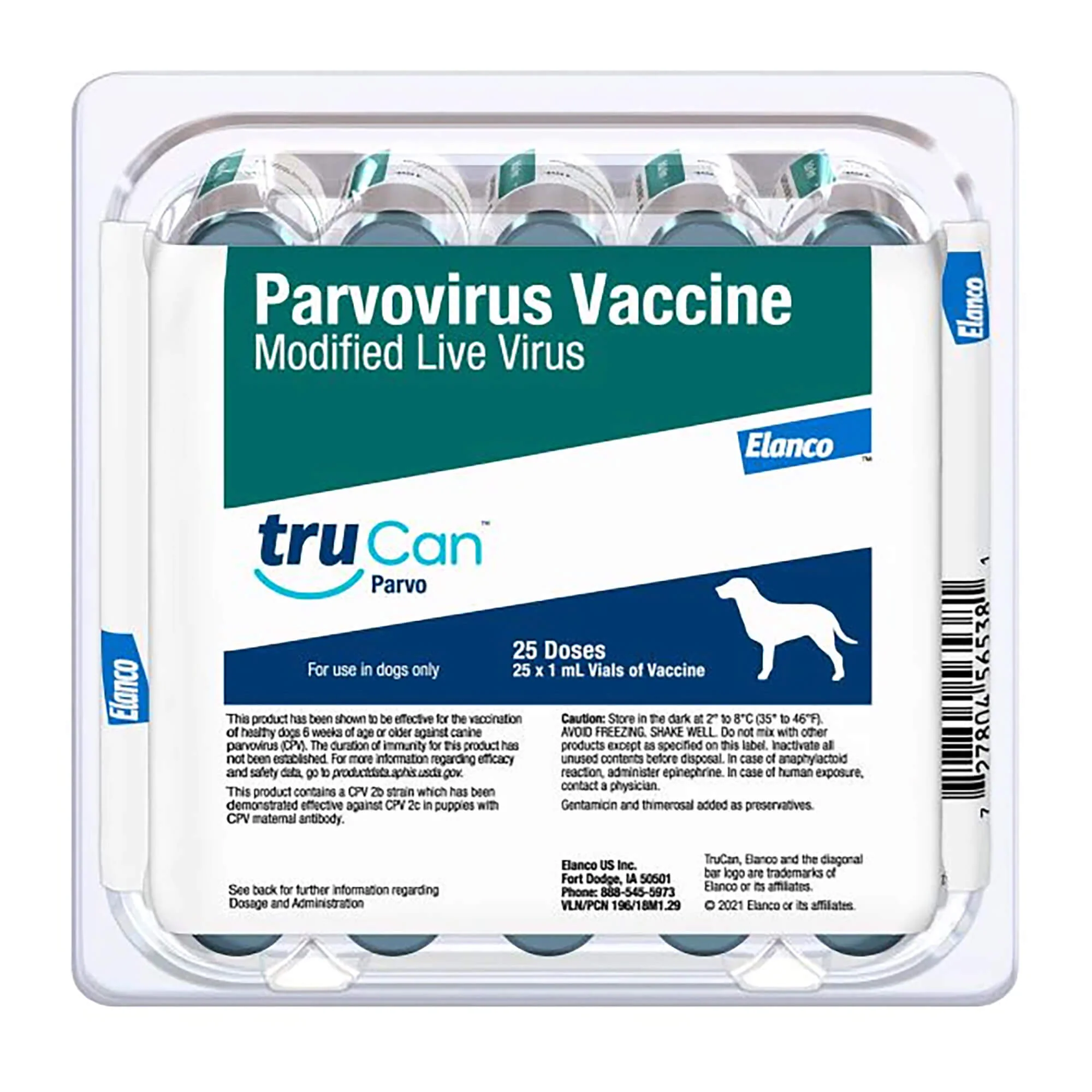 TruCan Parvo / Duramune Max PV Dog Vaccine (25 x 1ml) - Image 1