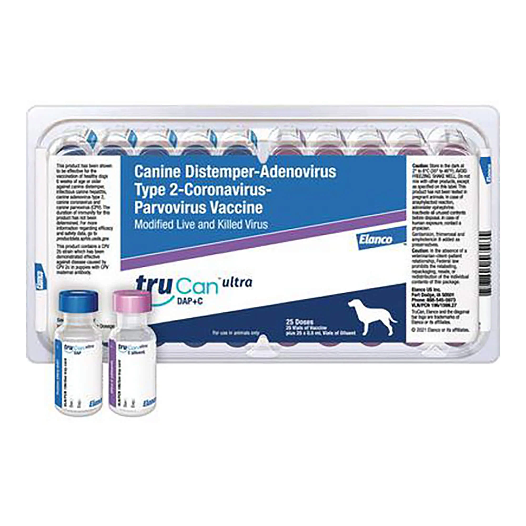 TruCan Ultra DAP+C /Ultra Duramune DAP+C Dog Vaccine (25 x 0.5ml) - Image 1