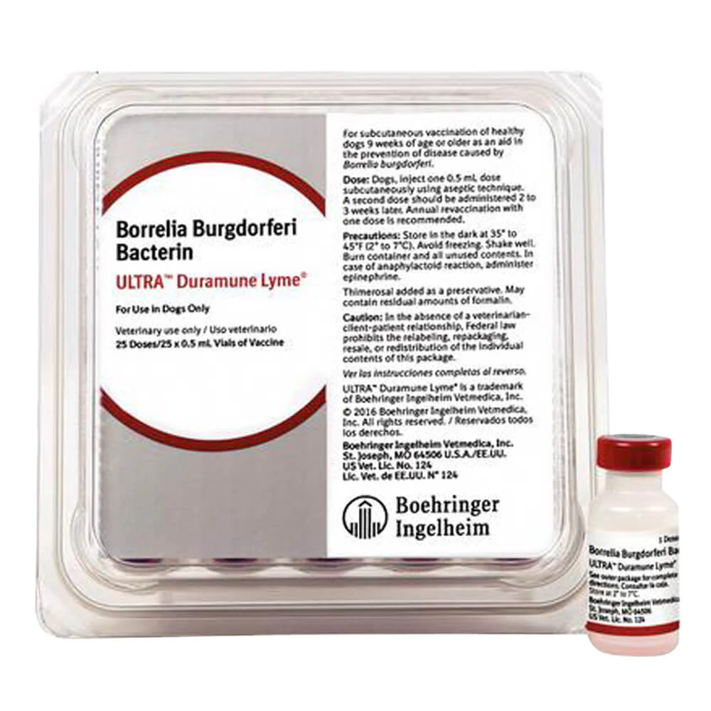 TruCan Ultra Lyme / Duramune Lyme Vaccine for Dogs (25 x 0.5ml) - Image 1