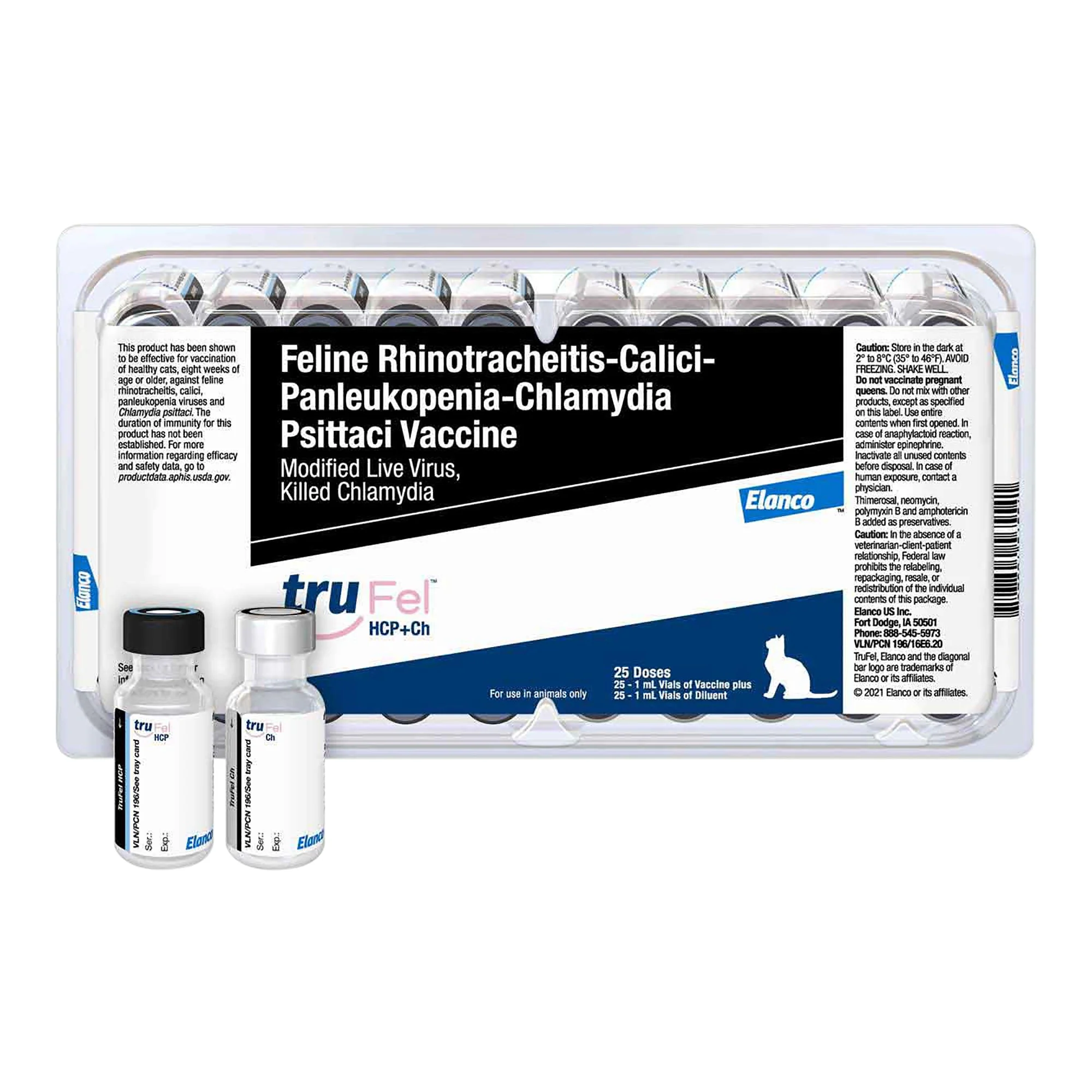 TruFel HCP+Ch Cat Vaccine (25 x 1ml) - Image 1