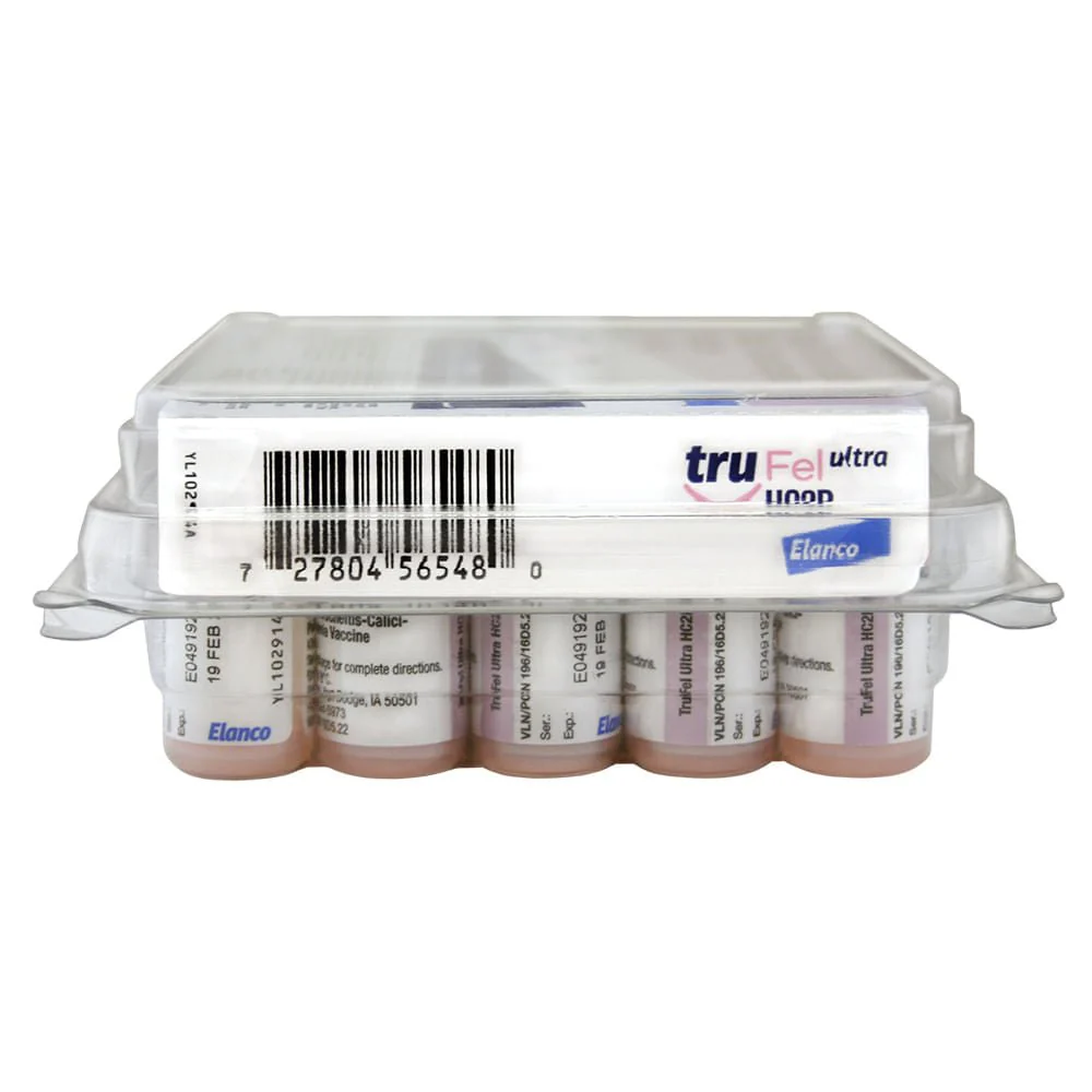 TruFel Ultra HC2P Cat Vaccine, 25 x 0.5 mL Vials - Image 3