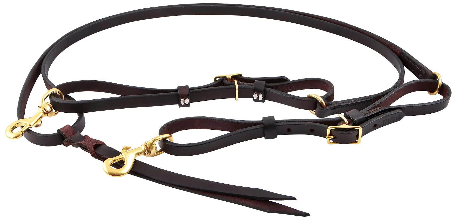 Tucker Leather Adjustable Trail Rein - Image 1