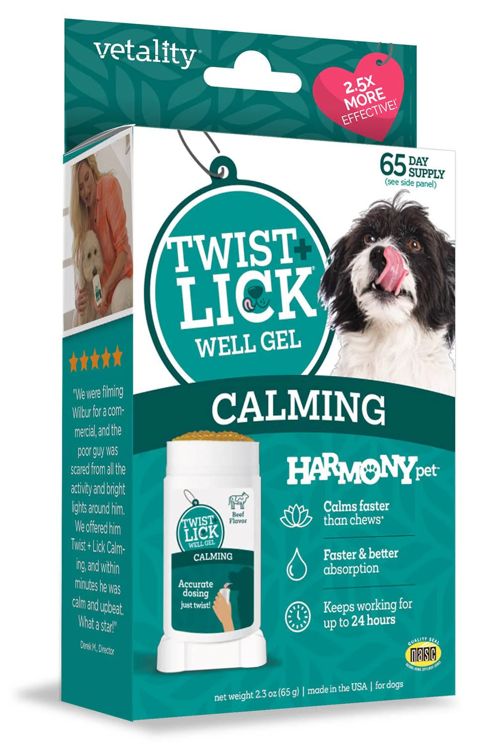 Twist & Lick Calming Supplement for Dogs - Image 1