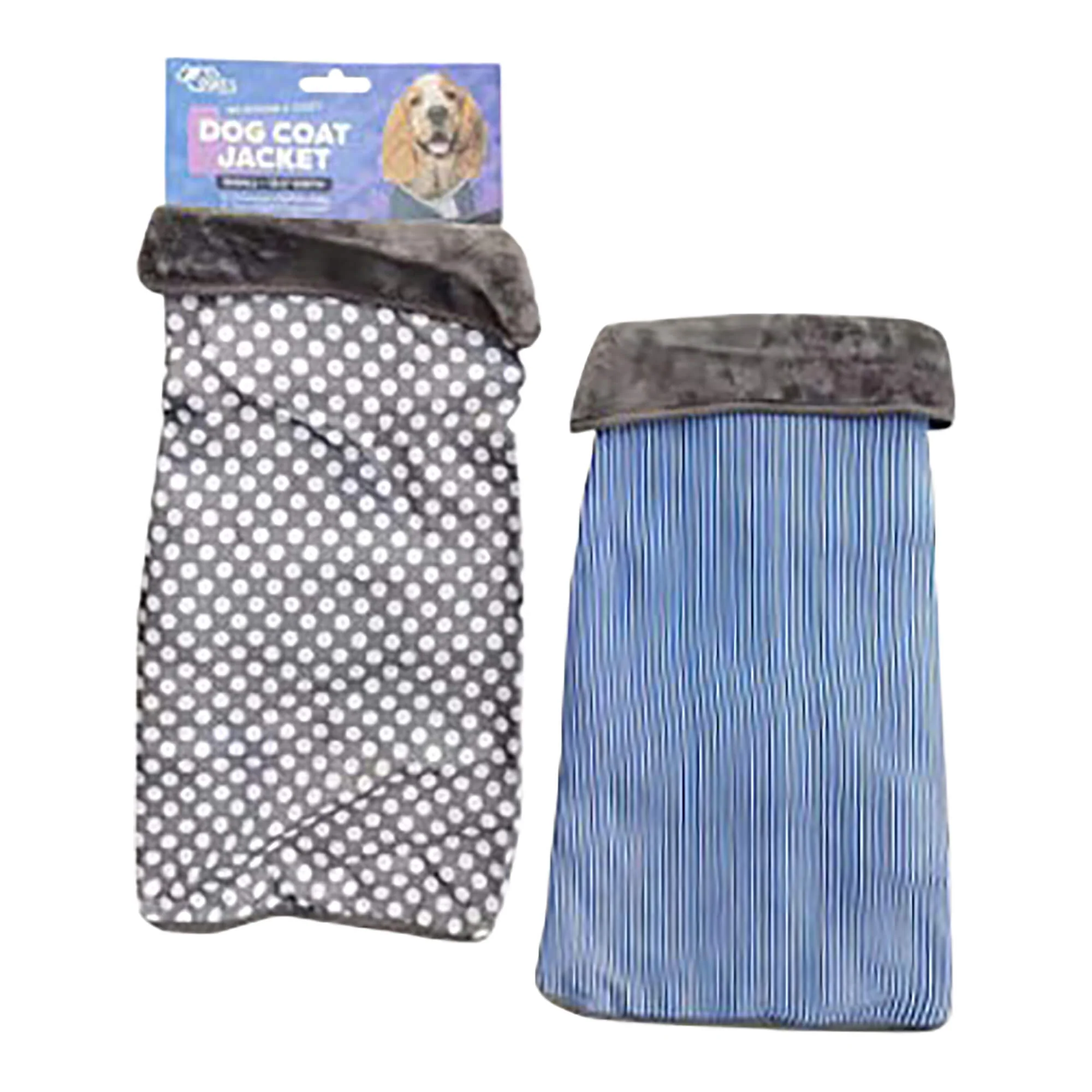 Two Strap Cozy Reversible Dog Coat/Jacket, Assorted - Image 1