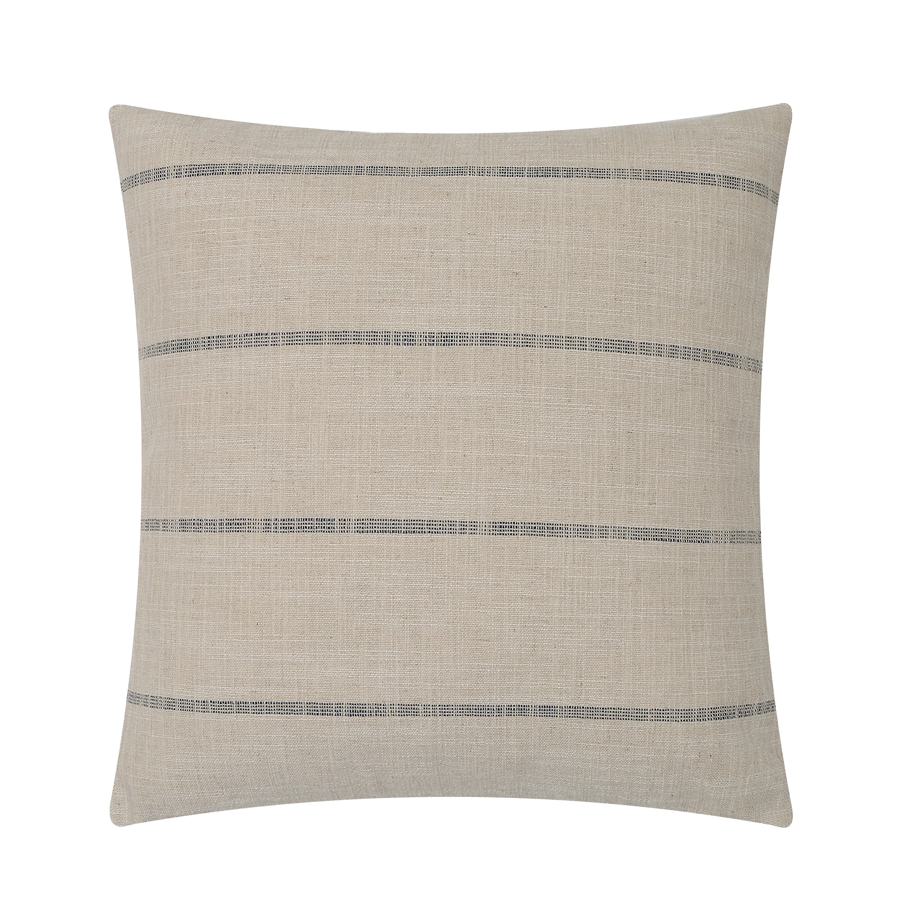 Montana Decorative Pillow | Charcoal Stripe