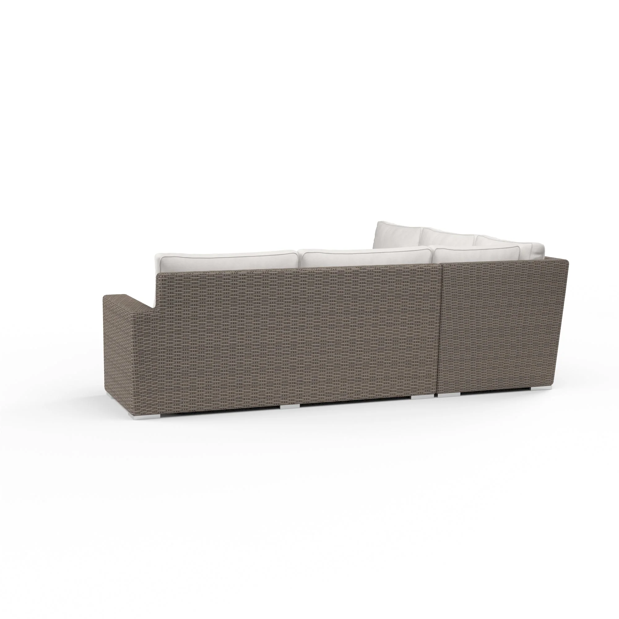 Coronado Sectional in Canvas Flax w/ Self Welt - Image 2