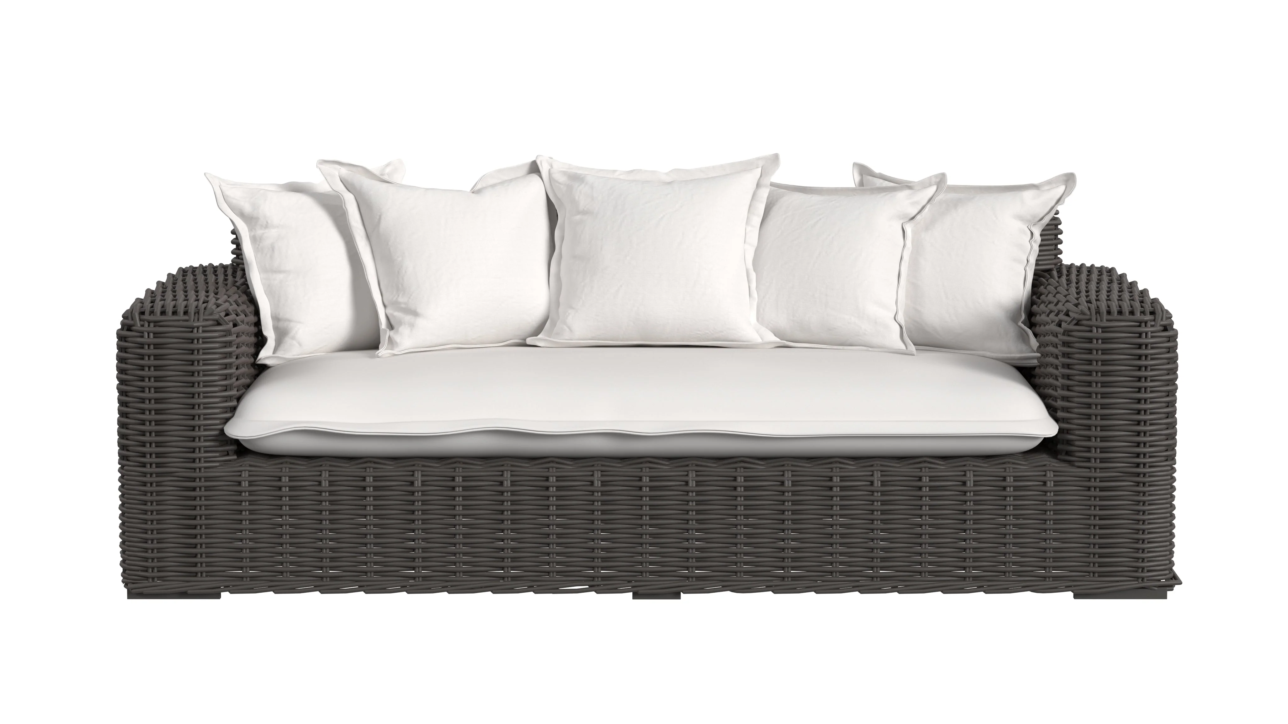Cabo Loveseat in Soothe Pearl w/ Flange Welt - Image 2