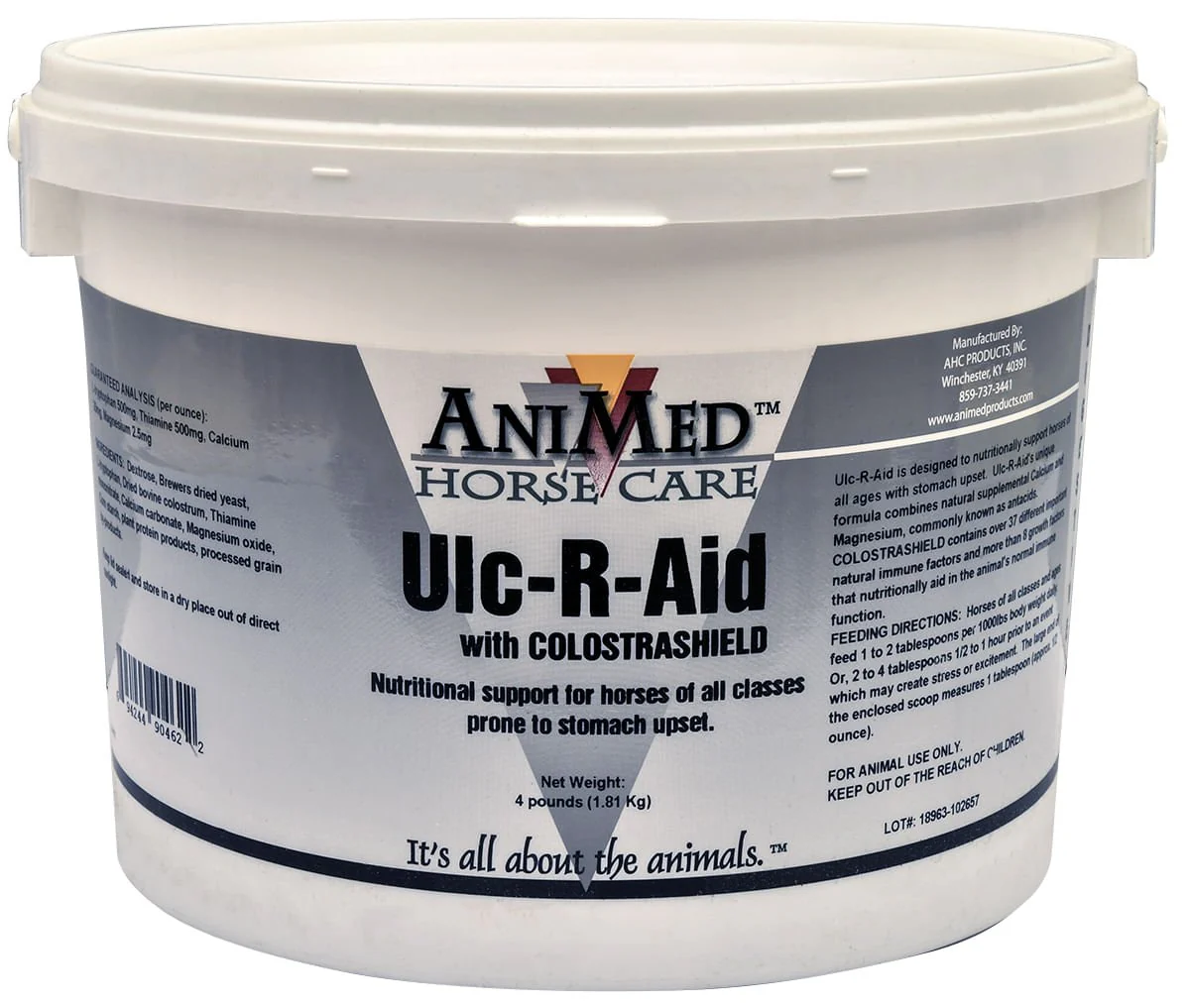 Ulc-R-Aid with COLOSTRASHIELD Digestive Support for Horses - Image 1
