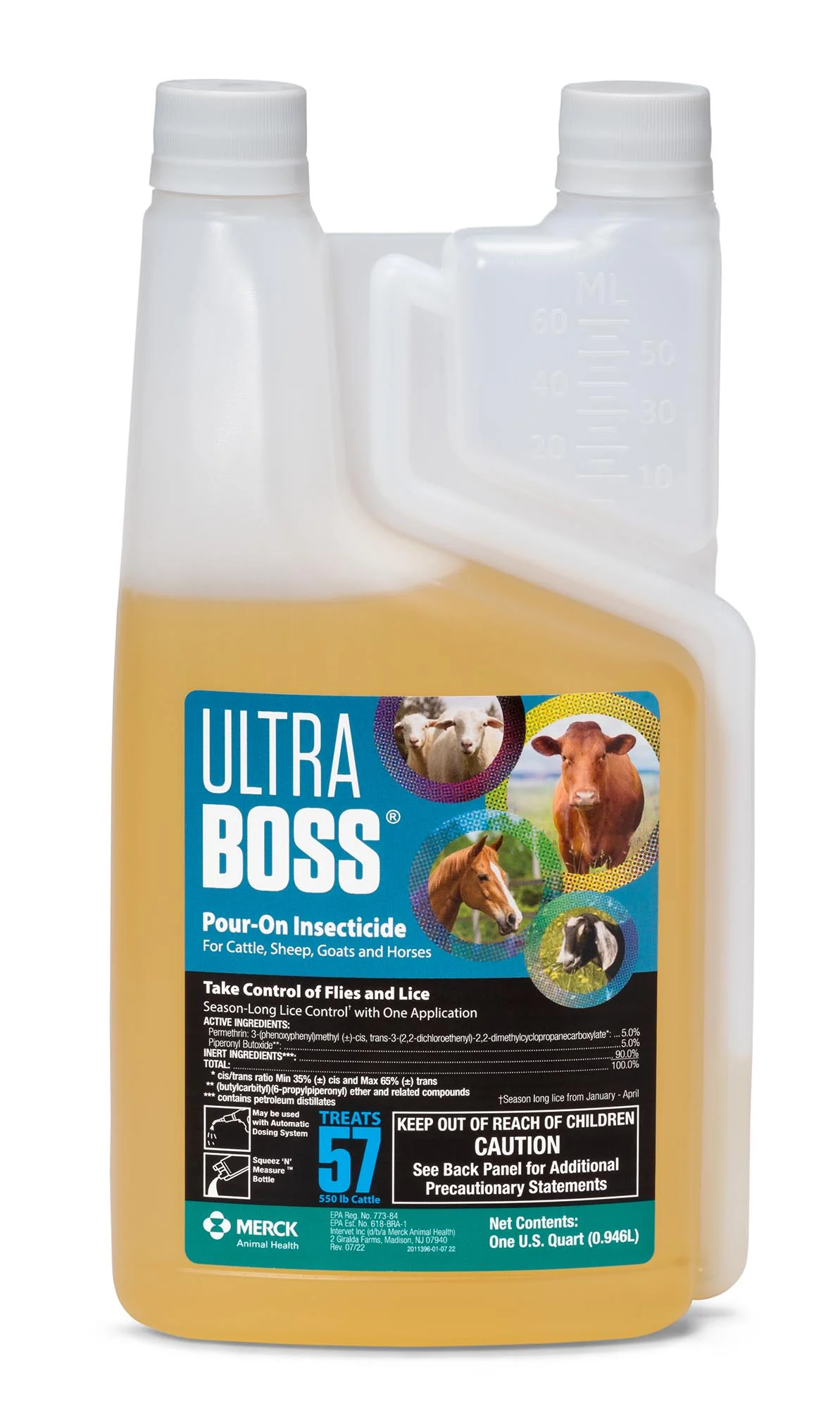 ULTRA Boss Pour-On Fly Insecticide - Image 1