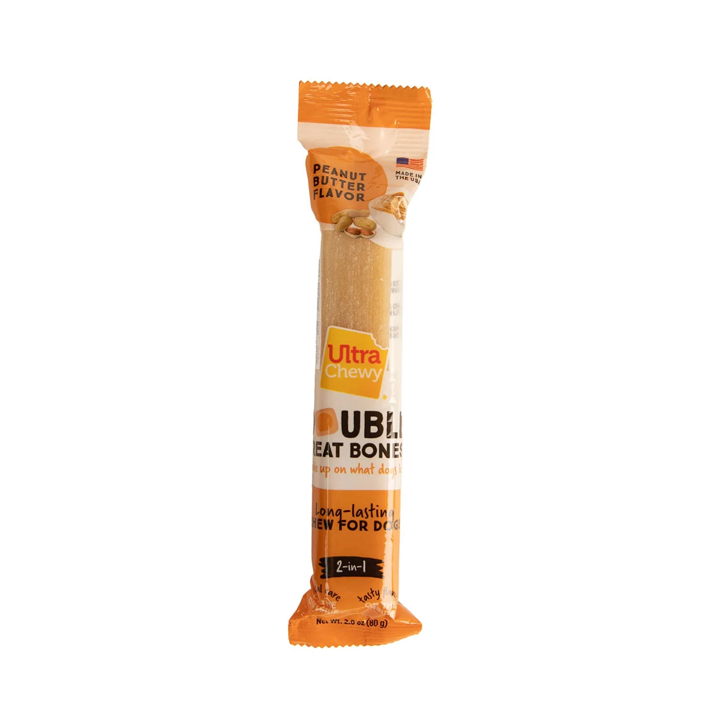 Ultra Chewy Double Treat Bone Dog Treats - Image 1