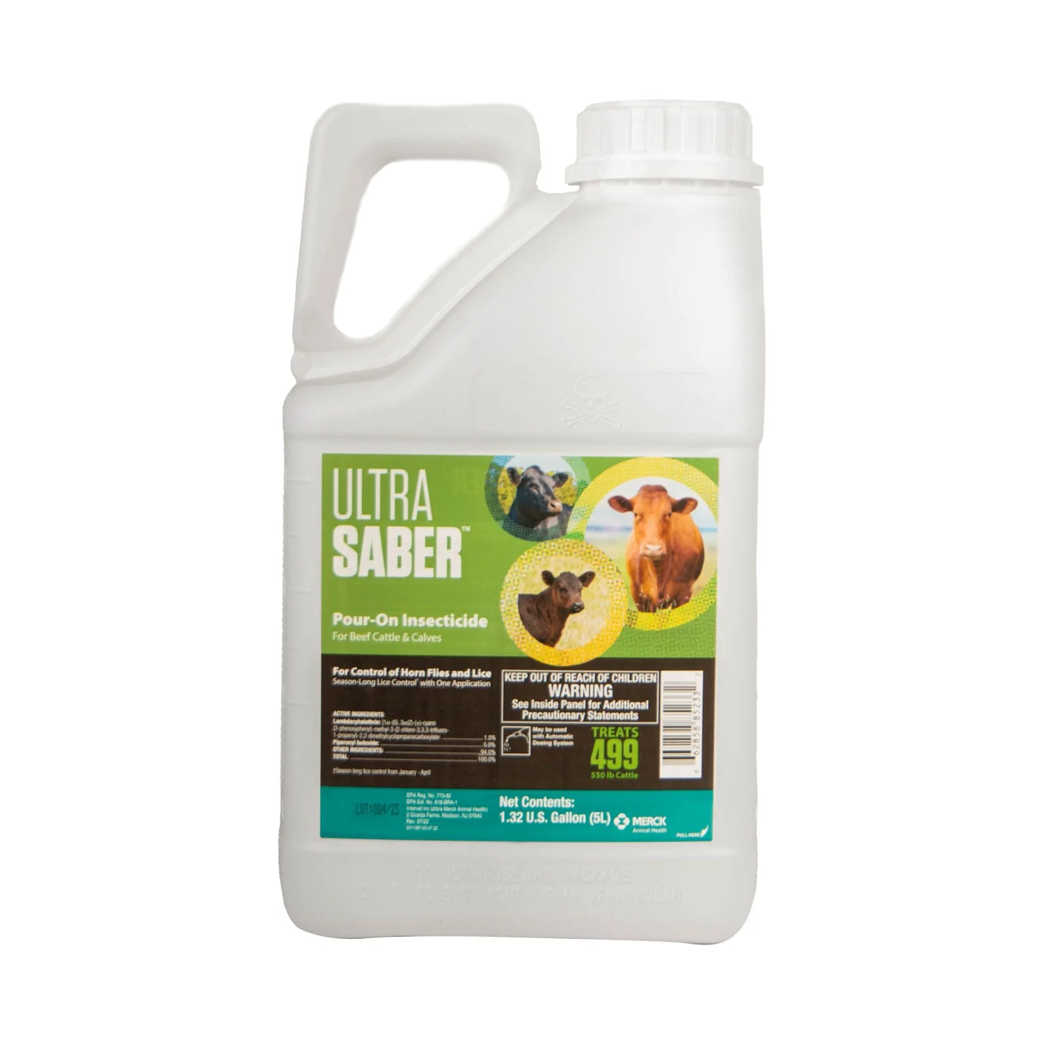 Ultra Saber Pour-On Fly Insecticide, 5 Liter - Image 1