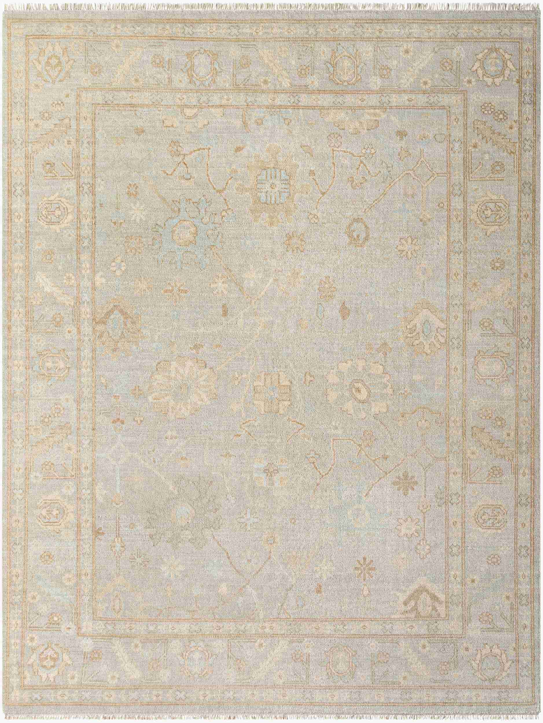 Ushak Rug | Pewter | USK2304 - Image 1