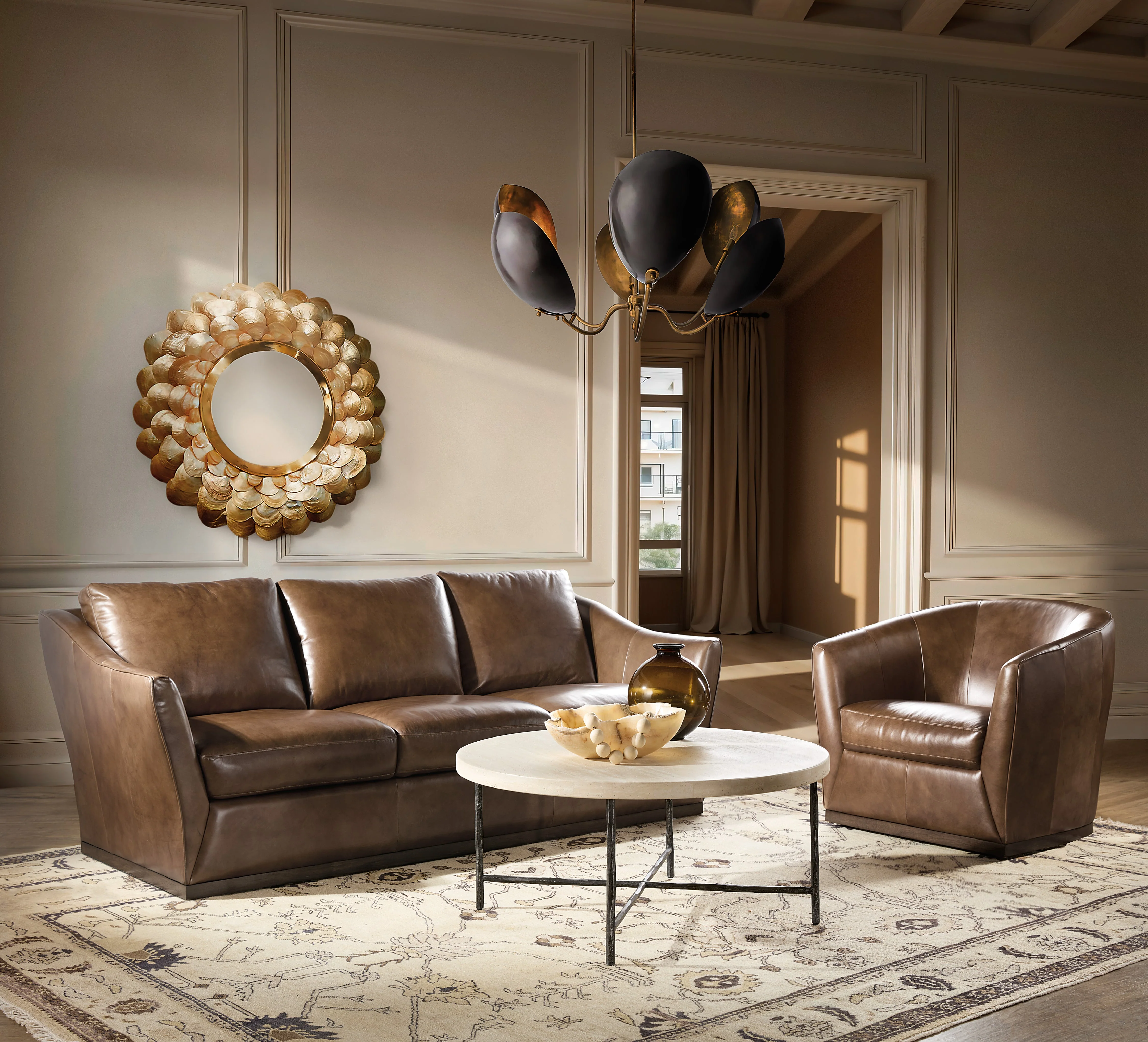 Fairfax Stationary Sofa | Hazlenut - Image 3