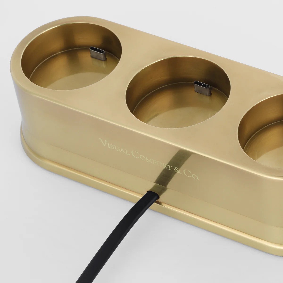 Triple R45 Universal Charging Station | Brass - Image 2